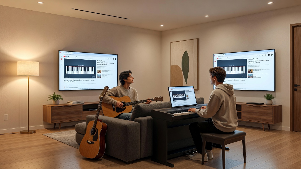 Best YouTube Channels for Beginner Guitar and Piano Lessons in 2026