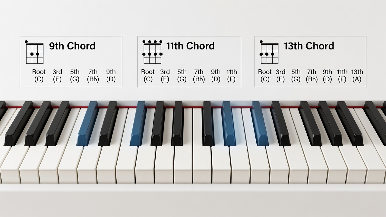 Extended Chords for Songwriters: Adding 9ths, 11ths & 13ths