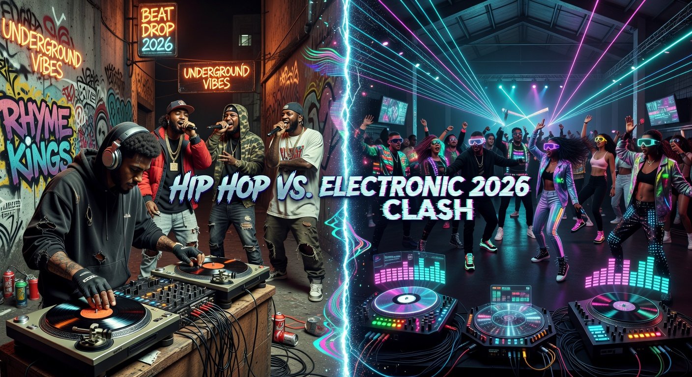 Hip Hop vs Electronic: 2026 Genre Clash