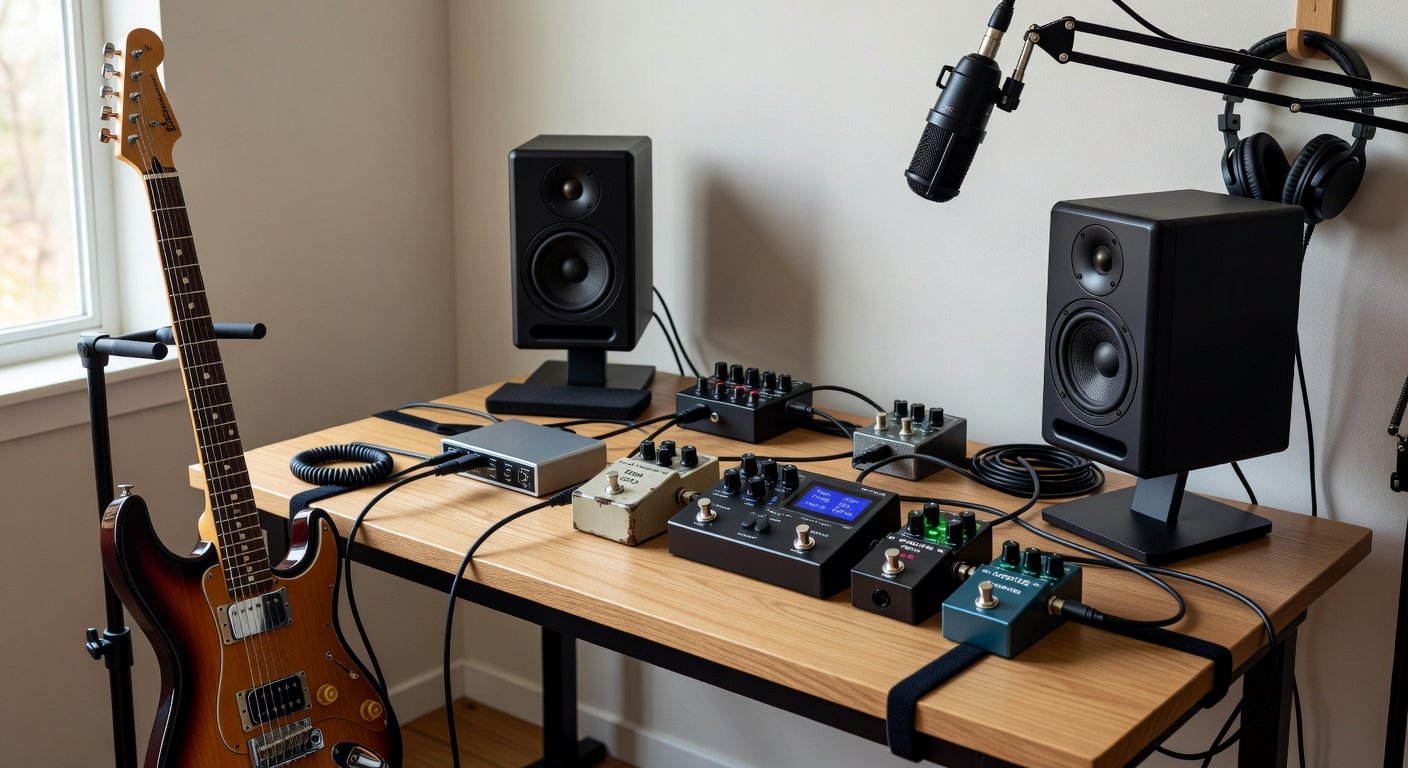 How to Review Guitar Pedals with Audio Interfaces and Monitors