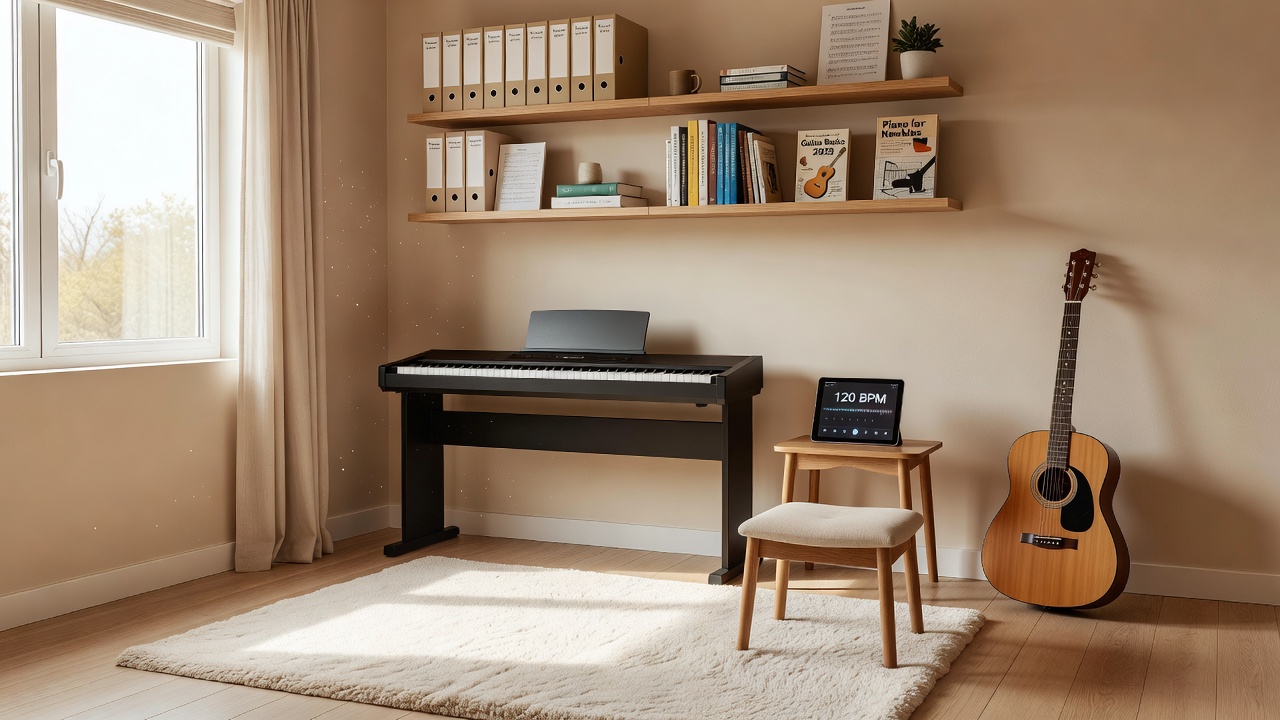 How to Set Up Your First Beginner Music Practice Space in 2026