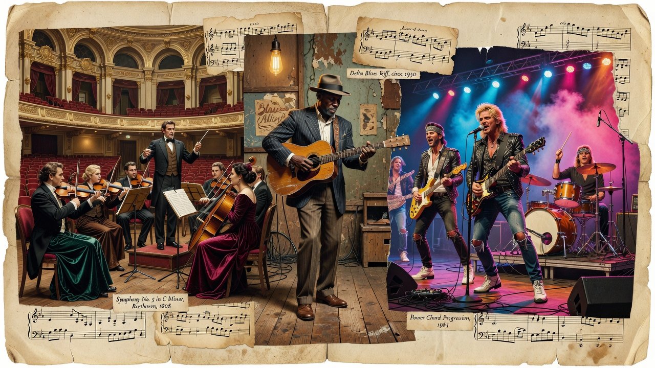 Improvisation Roots: Classical Era to Blues and Rock Evolution