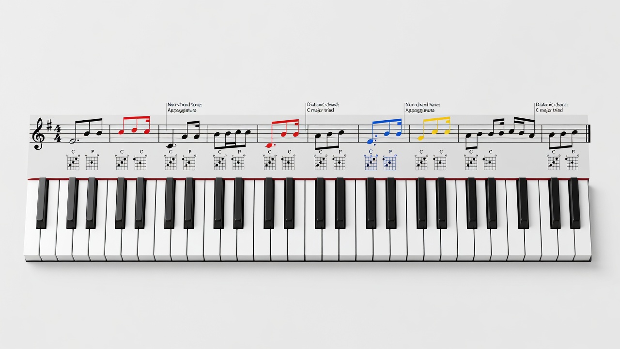 Non-Chord Tones Guide: Expressive Melody Writing with Music Theory